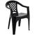 Cadeira de Plástico com Braços Polipropileno ECO Iguape - Tramontina Preto