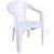 Cadeira de Plástico Duo Bella com Braço Branco