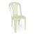 Cadeira de Plástico Lara Ibap Sem Braço Bistrô Para Jardim, Eventos e Buffet Capacidade Até 120KG Branca