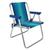 Cadeira de Praia Infantil Alta Alumínio Azul Mor 002121 Azul