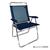 Cadeira De Praia King Oversize Alumínio Até 140Kg Camping - Zaka Azul marinho