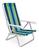 Cadeira de Praia/Piscina/Camping 8 Posições Alumínio Azul, Verde, Azul claro