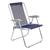 Cadeira de praia piscina lazer master resistente tramontina Azul escuro
