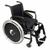 Cadeira de Rodas Alumínio AVD Ortobras Dobrável em X preto