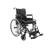 Cadeira De Rodas D400 Dellamed Aluminio Dobravel Até 120kg Preta