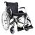 Cadeira de Rodas em Alumínio Dobrável D600 Dellamed Aluminio/Preto