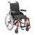 Cadeira de Rodas Infantil em Alumínio Dobrável modelo Mini K - Ortobras Vermelho