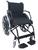 Cadeira de Rodas K1 Eco Alumínio Pedal Fixo Ortobras Preto