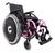 Cadeira de Rodas K3 Alumínio Pés Removíveis Ortobras Rosa