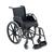 Cadeira de rodas ke aço c/eixo quick (até 120 kg) - ortobras PRETA