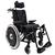 Cadeira de Rodas MA3R Alumínio Preta Reclinável Ortomobil Preto