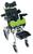 Cadeira de Rodas Prisma Baby Tilt até 45 Vanzetti Preto/Verde Limão