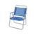 Cadeira Dobrável Oversize Azul Alumínio - Mor Azul