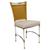 Cadeira em Alumínio e Fibra Sintética JK Cozinha Edícula Avelã e fundo palha
