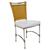 Cadeira em Alumínio e Fibra Sintética JK Cozinha Edícula Avelã e Nautico branco