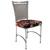 Cadeira em Alumínio e Fibra Sintética JK Cozinha Edícula Marmore e Maui Preto