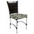 Cadeira em Alumínio e Fibra Sintética JK Cozinha Edícula Pedra Ferro e Vinalis Verde