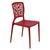 Cadeira em polipropileno e fibra de vidro vermelho - Joana - Tramontina Vermelho