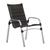 Cadeira Emily Em Alumínio E Fibra Sintética Trama Original Pedra Ferro