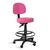 Cadeira Escritório Obeso Plus Size Giratória Relax Costura Rosa