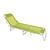 Cadeira Espreguiçadeira 4 Posições Alumínio Piscina Praia  - Mor Verde Limão