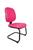 Cadeira Fixa Diretor Fire Base S sem Braço Pink
