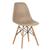 Cadeira Fixa Spezia em polipropileno e pé palito em madeira - GRP Nude