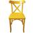 Cadeira Francis Selva Madeira Maciça cozinha sala jantar decoracao Amarelo