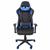 Cadeira Gamer Reclinável Predator Com 2 almofadas Zidi Preto com Azul