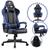 Cadeira Giratória Ergonômica Para Escritório Gamer Em material sintético, Base reforçada e Almofada Lombar e Pescoço Azul