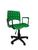 Cadeira Giratoria Ergoplax Secretaria com Braco Verde