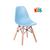 Cadeira infantil Eames Eiffel Junior cadeirinha kids Azul