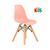 Cadeira infantil Eames Eiffel Junior cadeirinha kids Rosa coral