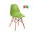 Cadeira infantil Eames Eiffel Junior cadeirinha kids Verde