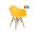 Cadeira infantil Eames Junior com apoio de braços - Kids Amarelo