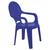 Cadeira Infantil Tramontina Catty Estampada em Polipropileno Azul Azul