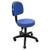 Cadeira Mocho C/ Encosto Giratório Estética Massagista e Tatuador, varias cores direto da Fábrica Renaflex Azul