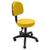 Cadeira Mocho C/ Encosto Giratório Estética Massagista e Tatuador, varias cores direto da Fábrica Renaflex Amarelo