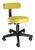 Cadeira Mocho Para Dentista, Tatuador E Podologo Varias cores Direto da Fábrica/RENAFLEX Amarelo