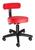 Cadeira Mocho Para Dentista, Tatuador E Podologo Varias cores Direto da Fábrica/RENAFLEX Vermelho