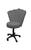 Cadeira mocho para estética de luxo Opala - IN-9 Decor Veludo Cinza