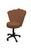 Cadeira mocho para estética de luxo Opala - IN-9 Decor Veludo Marrom