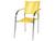 Cadeira para Jardim/Área Externa Alumínio Amarelo