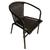 Cadeira para Jardim Ravena Fibra Sintética Argila - Wj Design Marrom