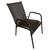 Cadeira para Jardim Tropical Vime Fibra Sintética - Wj Design Marrom