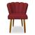 Cadeira para Penteadeira Quarto Modelo Flor - Balaqui Decor Vermelho