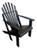 Cadeira Pavao Adirondack Pinus Com Stain Osmocolor E Verniz Preto