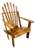 Cadeira Pavao Adirondack Pinus Com Stain Osmocolor E Verniz Stain Imbuia