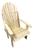 Cadeira Pavao Adirondack Pinus Com Stain Osmocolor E Verniz Stain Incolor