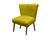 Cadeira Pétala Flor Para Sala de estar Penteadeira Amarelo